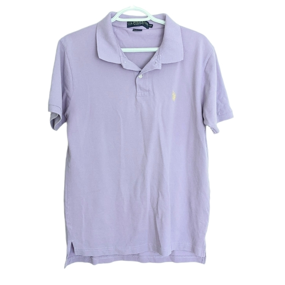 Us POLO ASSN. polo shirt lilac purple Small A7